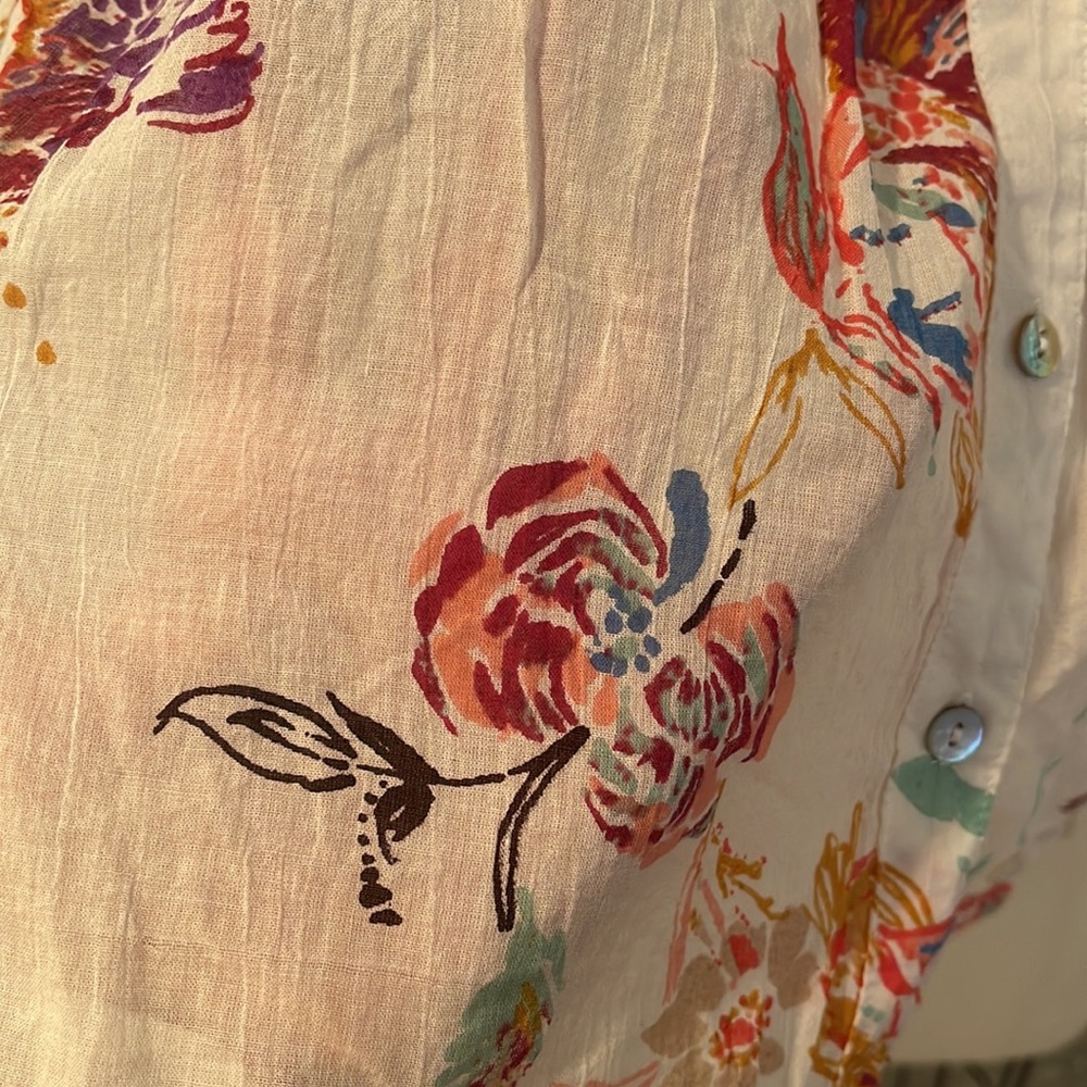 Women’s Free People button down shirt size M - Picture 12 of 13